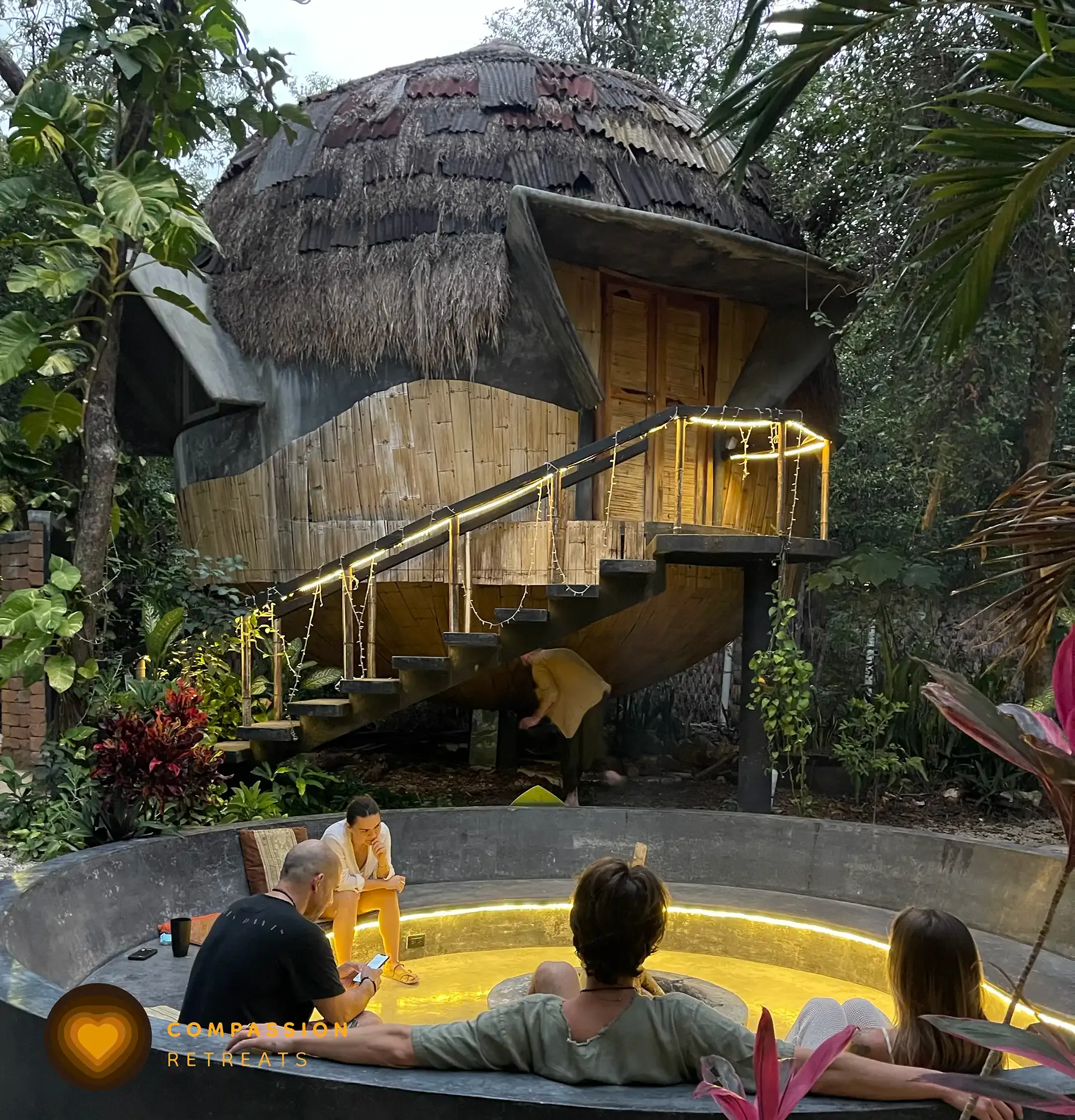 The Compassion Retreats sanctuary at Akumal