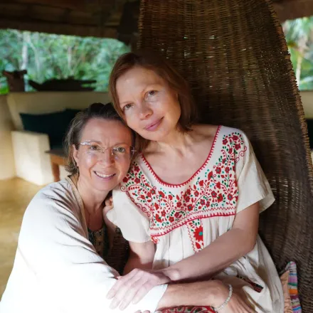 Lena and Olga, the facilitators of Compassion Retreats