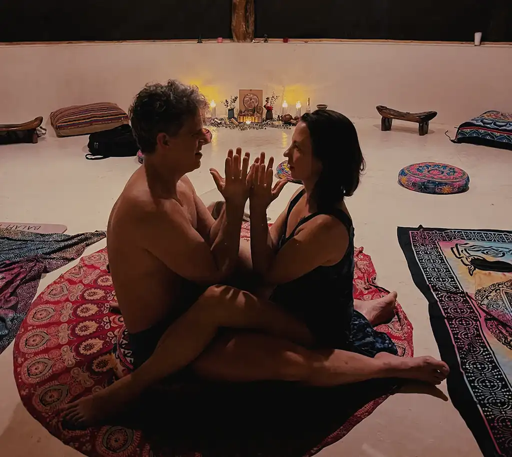Couples tantra-inspired movement and breathwork practice